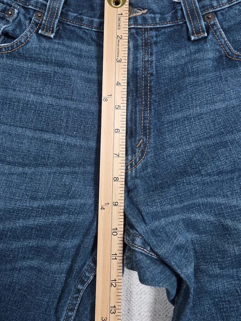 Levi's 527 Low Bootcut Jeans Men's 34x36 Blue Denim Dark Wash 100% Cotton